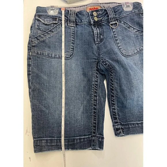 NoBo No Boundaries Womens Juniors Size 5 Medium Wash Blue Jean Shorts - Picture 13 of 14